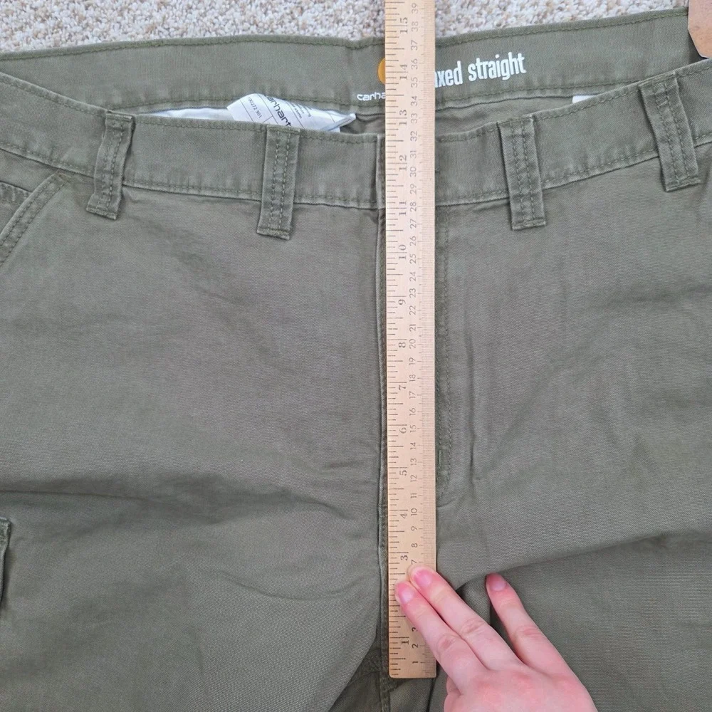 Carhartt Rugged Cargo Pants Mens 44x30 Moss Green 100272 301 Relaxed Fit Work